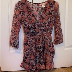 Multi color romper